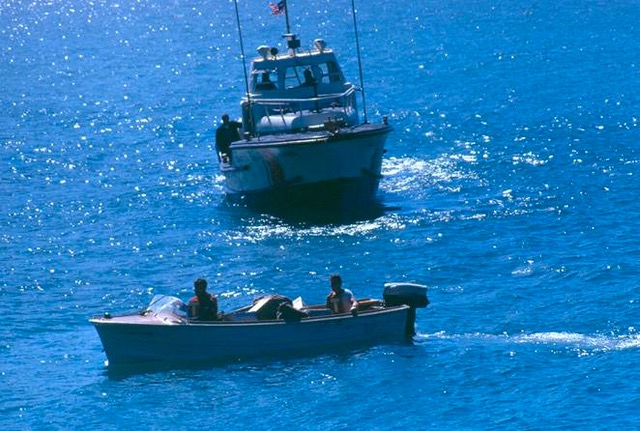 Eldred Rock & 44392 & station boat. Dave Hardman 1963