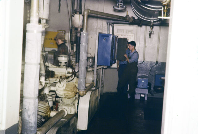 Two diesel generators. Dave Hardman